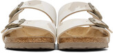 Thumbnail for your product : Birkenstock White & Beige Birko-Flor Camo Narrow Arizona Sandals