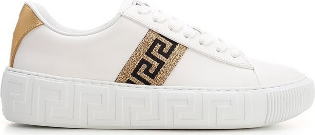 Versace La Greca Low-Top Sneakers - ShopStyle
