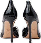 Thumbnail for your product : Schutz 105mm Pointed-Toe Leather Pumps