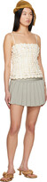 Thumbnail for your product : Isa Boulder Beige & Off-White Weaver Tank Top