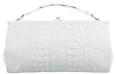Thumbnail for your product : Alberta Ferretti Embossed Leather Handle Bag