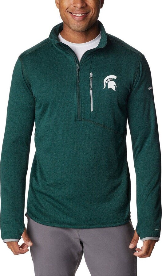 Columbia Men's Green Michigan State Spartans Park View OmniWick Half