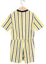 Thumbnail for your product : Marni Girls' Striped Short Sleeve Romper w/ Tags