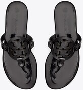 Thumbnail for your product : Tory Burch Miller Soft Patent Leather Sandal, Narrow