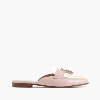 J.Crew Charlie mules in colorblock leather