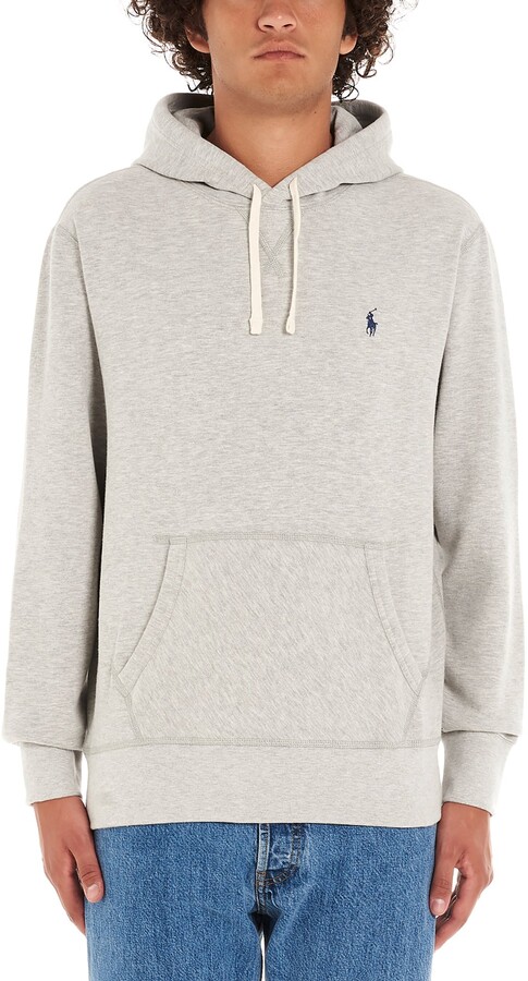 grey polo pullover hoodie