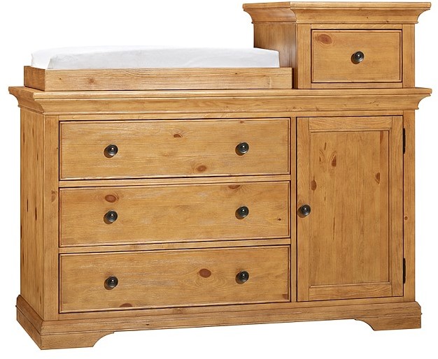 pine changing table