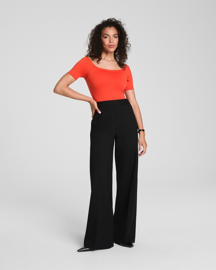 Spanx SPANXsupersmooth PerfectFit Ponte Wide Leg Pants