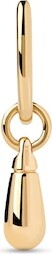 Zales PDPAOLA™ at ICONS Small Teardrop Dangle Single Hoop Earring in Sterling Silver with 18K Gold Plate