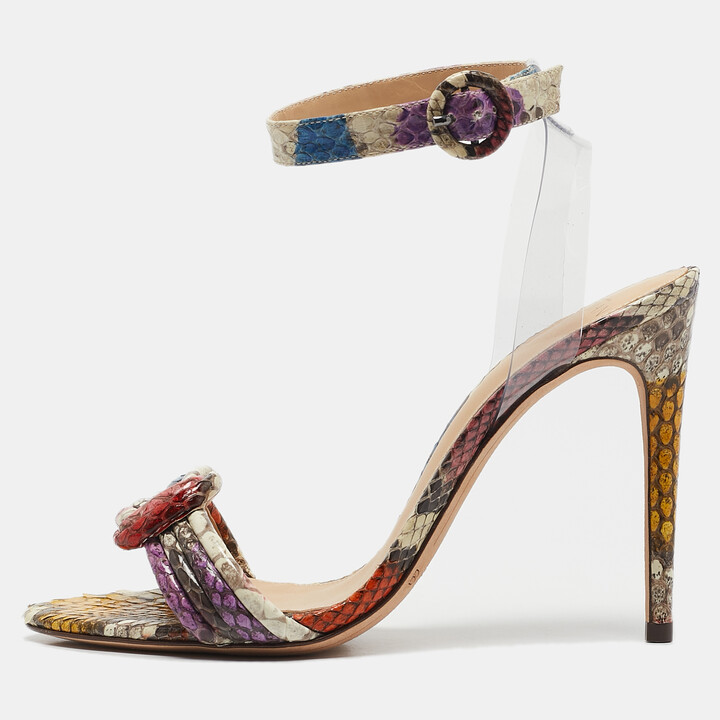 Alexandre Birman Python Sandals | ShopStyle