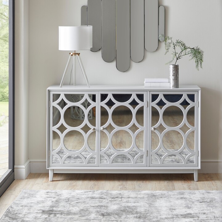 Dunelm Delphi Large Grey Sideboard Black ShopStyle TV Stands & Media