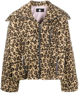 leopard teddy bear jacket