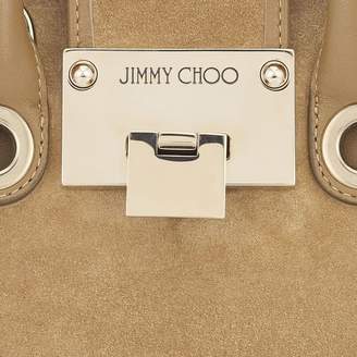 Jimmy Choo RILEY/S Hazel Suede Mini Tote Bag
