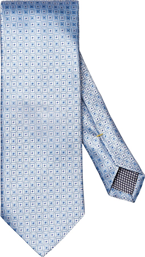 Eton Geometric Silk Jacquard Tie
