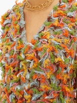 Thumbnail for your product : Marina Moscone Cut-thread V-neck Tunic - Grey Multi