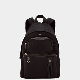 Anya Hindmarch Multi-Pocket Nylon Backpack