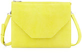 Thumbnail for your product : Eric Javits Kirsten Pebbled Crossbody Bag, Lemon