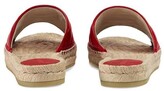 Thumbnail for your product : Gucci Leather espadrille sandal