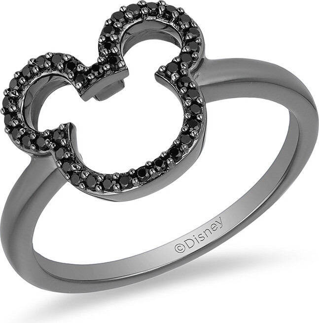 Mickey Mouse Ring Baby Band Disney Sterling Silver Women Girls
