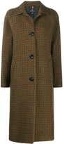 Thumbnail for your product : Paul Smith Check Single-Breasted Coat