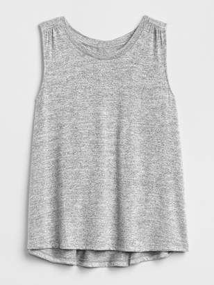 Gap Softspun Swing Tank Top with Cinched Back