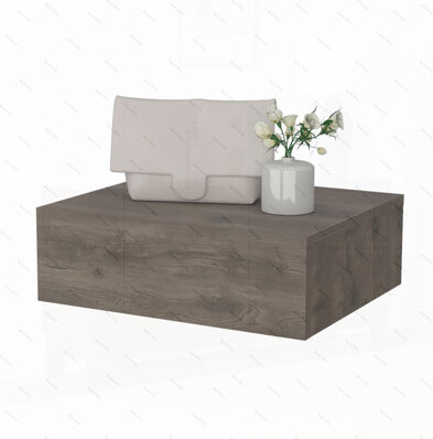 Latitude Run Vienna Floating Nightstand, Sleek Wall-Mounted Design with Spacious Drawer Storage