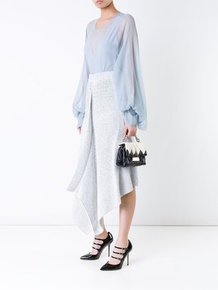 Stella McCartney asymmetric knit skirt