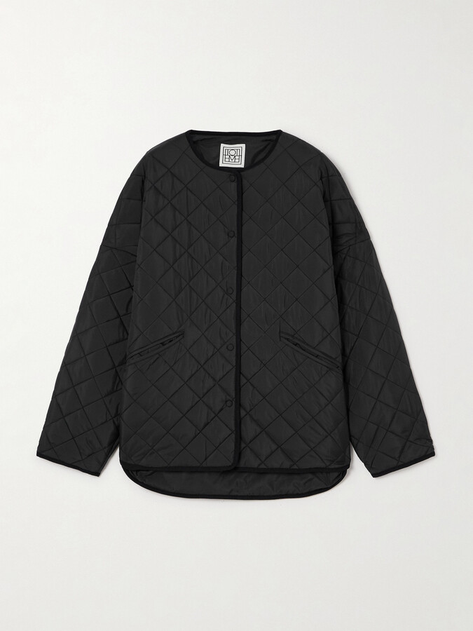 Totême Quilted Recycled-shell Jacket - Black