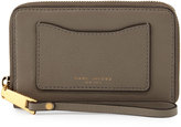 Thumbnail for your product : Marc Jacobs Recruit Zip-Around Phone Wristlet Wallet, Mink