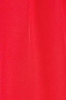 Thumbnail for your product : Rosetta Getty One-Sleeve Silk-Chiffon Wrap Gown