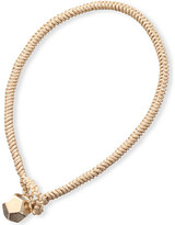 Thumbnail for your product : Luis Morais Woven gold-toned snake bracelet - for Men