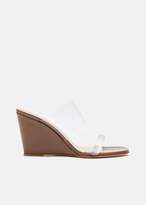 Thumbnail for your product : Maryam Nassir Zadeh Olympia Patent Wedge Sand Patent