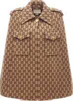 Thumbnail for your product : Gucci GG Wool cloth cape