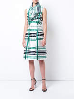 Thumbnail for your product : Oscar de la Renta sleeveless plaid dress
