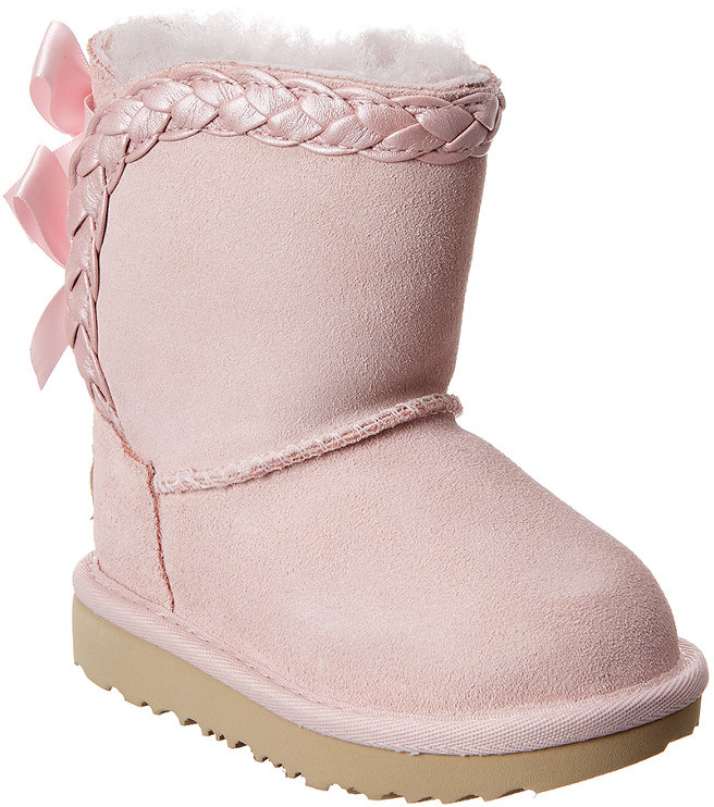 UGG Kids Classic Short Ii Braided Suede Boot - ShopStyle Girls' Shoes