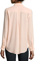 Thumbnail for your product : Equipment Essential Long-Sleeve Silk Shirt