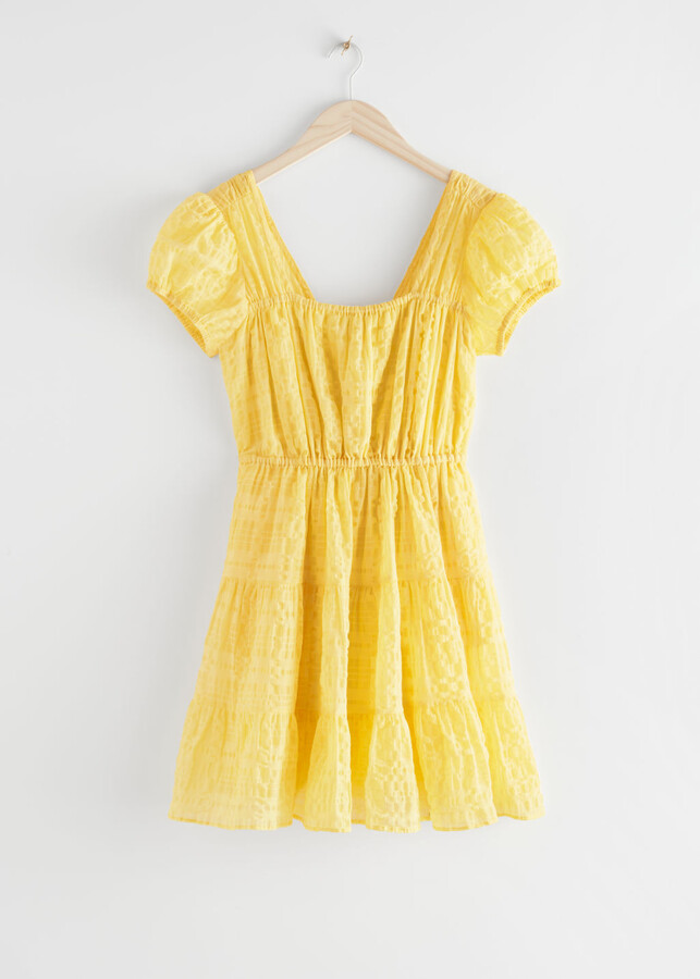& other stories yellow dress