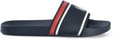 Thumbnail for your product : Ralph Lauren Navy Logo Stripe Slides