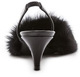 Thumbnail for your product : Jenni Kayne Fur Trimmed Slingback Slippers