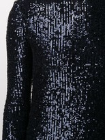 Thumbnail for your product : Saint Laurent Sequinned Long-Sleeve Mini Dress