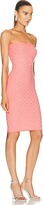 Thumbnail for your product : Alexander Wang Strapless Midi Dress in Pink