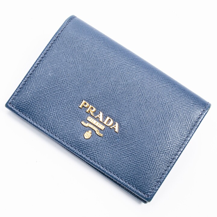 Prada Leather Card Holder | Shop the world's largest collection of 