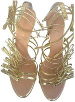 Thumbnail for your product : DSQUARED2 Gold Exotic leathers Sandals