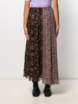 Thumbnail for your product : Junya Watanabe Patched Floral Print Skirt