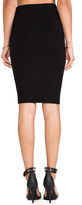 Thumbnail for your product : Enza Costa Silk Rib Pencil Skirt