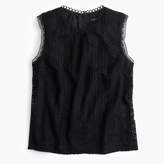 Thumbnail for your product : J.Crew Petite mixed lace top