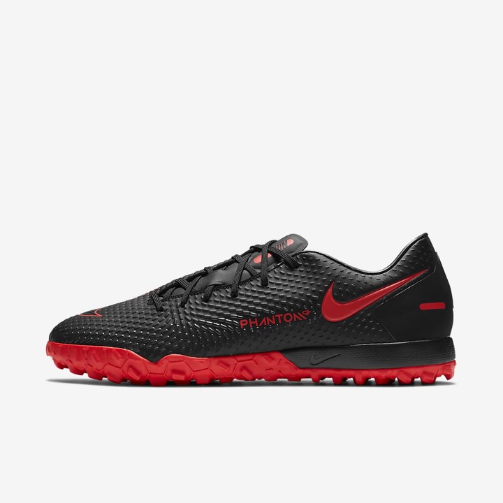 black nike with red soles