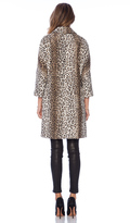 Thumbnail for your product : Milly Alexis Animal Print Faux Fur Coat