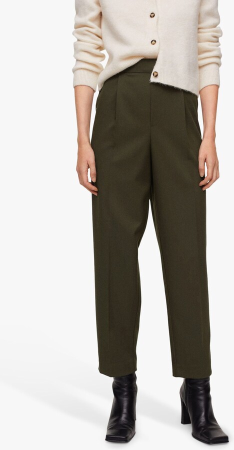 MANGO Goro Straight Fit Trousers ShopStyle