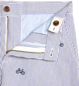 Thumbnail for your product : Brooks Brothers Seersucker Embroidered Bicycle Shorts